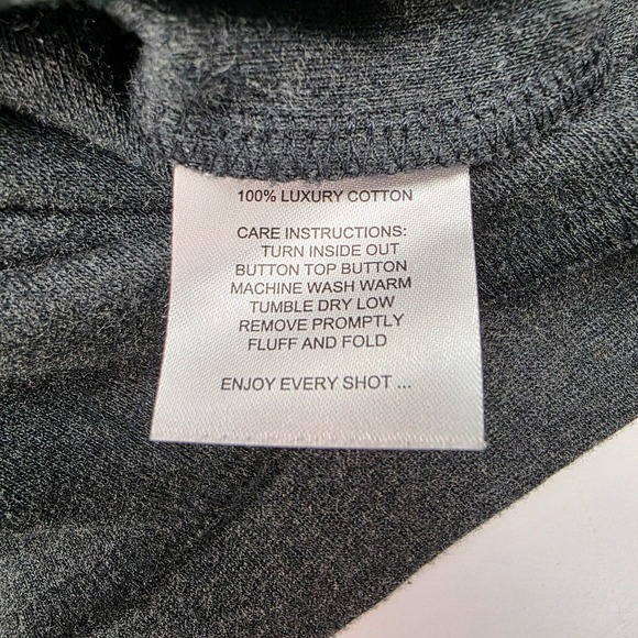 LINKSOUL John Ashworth & Co Med M Luxury Cotton Full Zip Sweatshirt Jacket Golf - Picture 6 of 7